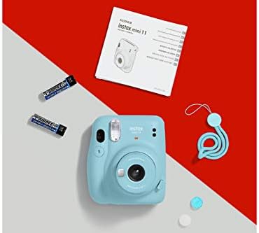 Fujifilm Instax Mini 11 Instant Camera including 40 Shots - Sky Blue