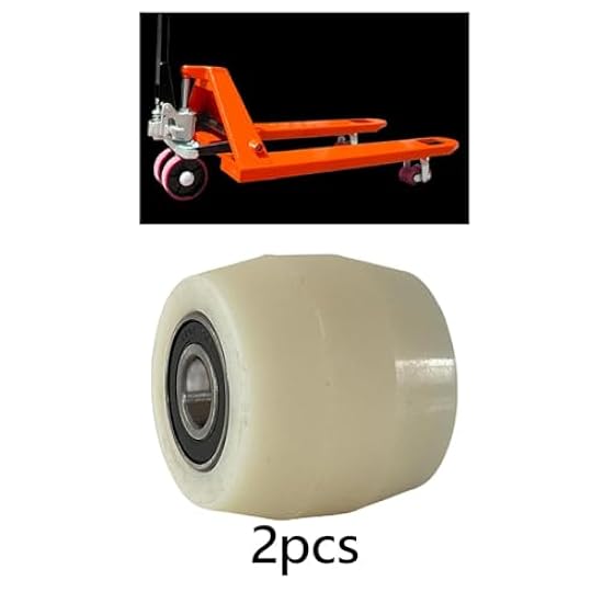 Rulli Per Transpallet In Poliuretano PU | Diametro 80mm, Larghezza 70mm, Foro 20mm | Con Cuscinetti A Sfere 6204 - Foto 6