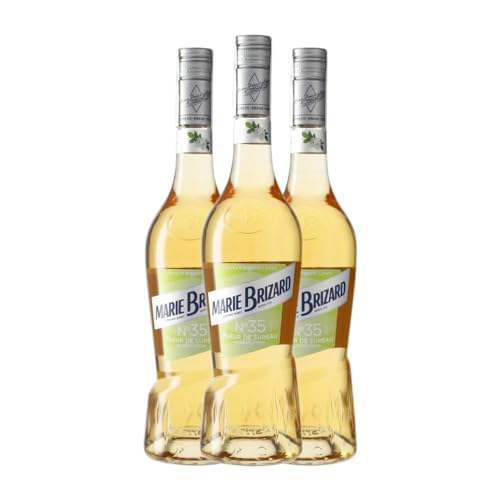 Licores Marie Brizard Flor de Saúco 70 cl (Caja de 3 Botellas de 70 cl)
