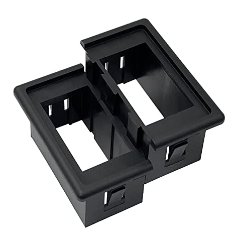 Image of 2 Gang Rocker Switch Panel Plastic Housing Holder Kit for ARB Carling Style 4X4 Automotive Boat Marine Yacht Caravan Camper Dash