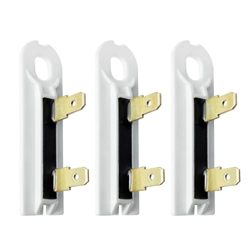 3 Pack 3392519 Dryer Thermal Fuse Replacement Part for Whirlpool Kenmore Dryer Replaces Part Numbers AP6008325 3388651 WP3392519VP 694511
