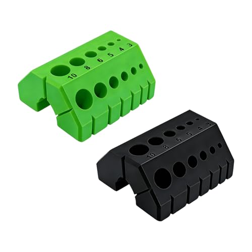 Portable Drill Guide – V-Groove Drill Block for Straight & Angled Holes, 3D Printed 45° and 90° Angle Drill Jig, Woodworking Tool(Set of 2)