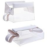 BEAUTICRAZE Magnetic Travel Toiletry Bag – Clear TSA-Approved Quart Kit with Magnetic Closure | Leak-Resistant, Durable & Modular Design | Perfect Hygiene Organizer for Travel Essentials (Pebble)