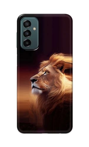 Image of PRINTFIDAA Printed Hard Back Cover Case for Samsung Galaxy F23 5G | Samsung Galaxy M23 5G Back Cover (Danger Lion) -112