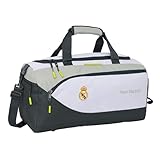 Mochila Real Madrid Gran Capacidad y Respaldo Acolchado Licencia Oficial Resistente Niños, Jóvenes y Adultos