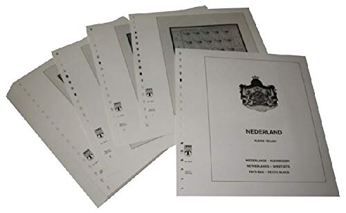 Feuilles pré-imprimées pour petits blocs de timbres des Pays-Bas 2013-2016