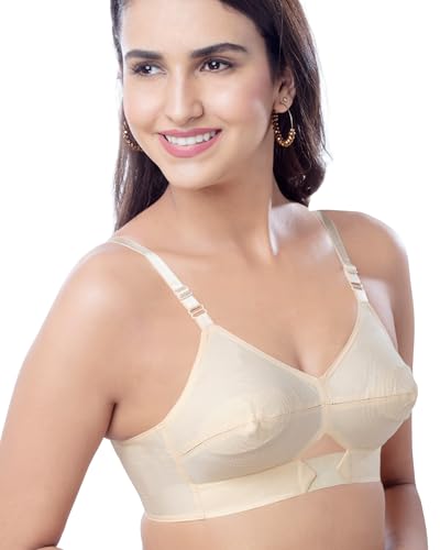 Image of Brida Sajini Women's Cotton Round Stitch Bra - Full Coverage, Non-Padded