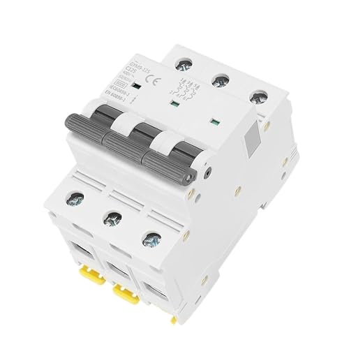 Disjoncteur miniature 3P 80A AC 400V courbe C pour armoire électrique