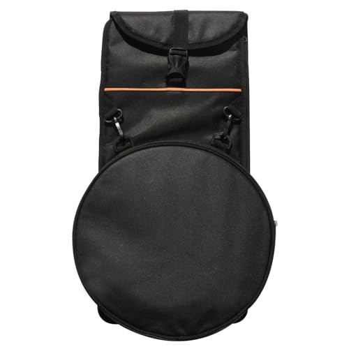 WeiMeet Drum Pad Storage Bags Dumb Drum Bags Backpacks Carrying Cases Shoulder Bags for 12 Inches and 8 Inches Drum Pads Drum Set Accessories