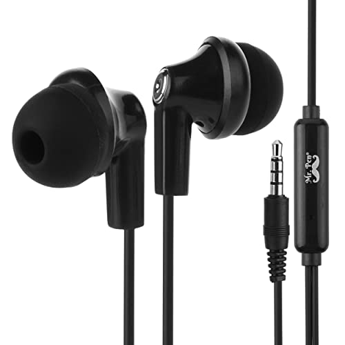 Mr. Pen- Ear Bud with Microphone for School, 4.25 Ft, 3.5mm...