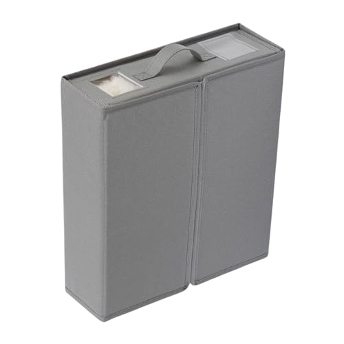 Hrtyvhin Lot de 2 grands cubes de rangement de lit de capacité - Organisateurs pour feuilles de lit et support de plafond avec fenêtre transparente