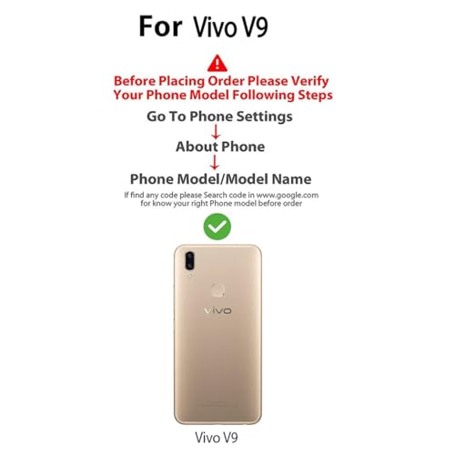 Image of COVERBLACK Soft Rubber Silicon Clear Back Cover Compatible Model for Vivo V9 - Transparent
