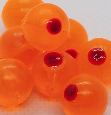 BnR Tackle SBNAB16 Soft Beads, 16 mm, Natural Stinkeye, Neutral Buoyancy, 10/Pack