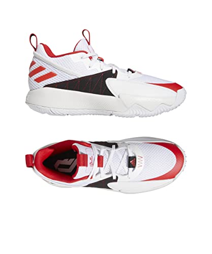 Dame Certified Herren-Basketballschuh Cloud White/Vivid Red/Dash Grey - 8