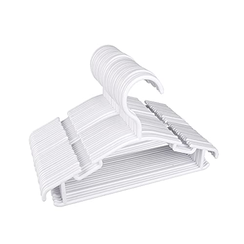 Image of GoodtoU Baby Clothes Hangers, 60pcs Kid Hangers Plastic for Toddler Infant Childrens Small Kids Clothing