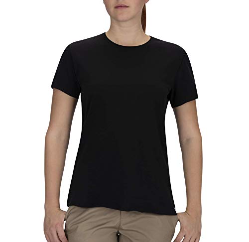Hurley Women's Nike Dri-Fit Short Sleeve T-Shirt, Black, L #TOP1