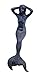 Cast Iron Sitting Mermaid Figure Nautical Decor Statue