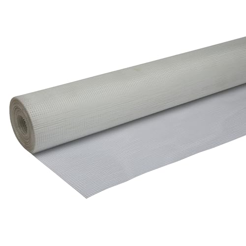 Suinga Malla de Fibra de Vidrio tejida para enlucido de fachada 1x50 m | Permite realizar un aislamiento por el exterior