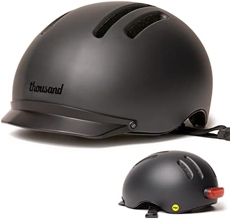 Thousand Adult Bike Helmet - Chapter Collection - Racer Black, Medium, MIPS