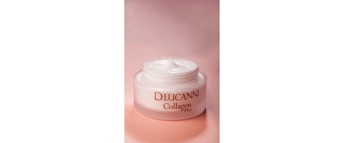 D´LUCANNI – Crema Facial Colágeno | Hidratante y Nutritiva Antiedad 50 ml | Reafirmante y Antiarrugas con Vitamina E Premium | Para todo Tipo de Piel, Uso Diario Día y Noche