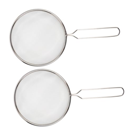 EXAOMBLE 2個ステンレス鋼製 フィルター付き 爬虫類用砂シャベル 丸みを帯びたエッジで 快適 高強 耐久性 角隅まで簡単清掃 爬虫類環境の再利用をサポート