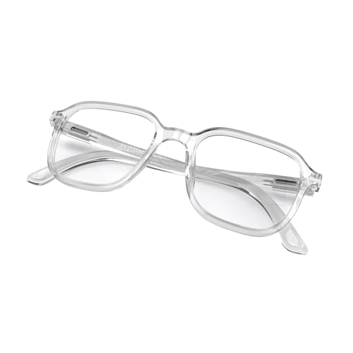 Image of LONDON MOLE Hollywood thin lightweight reading glasses | Sleek square frame | Contemporary minimal style | Men and women
