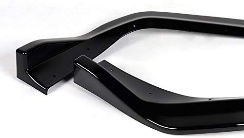 HYPERSPEED Front Bumper Spoiler Lip + Side Skirt Extension Rocker Panel Splitter Diffuser ABS Fit for 2014 2015 2016 Lexus IS250 IS350 F-Sport, Car Mods Accessories (Painted Black, 86" x 4", 9PCS)