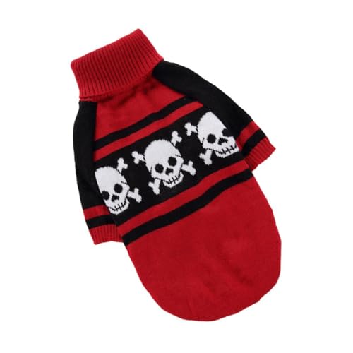 Disfraz Halloween Suéter Calavera para Perros Talla L
