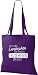 Produktbild Shirtinstyle Stoffbeutel, EIN Kleines Dankeschön Für Die Beste Erzieherin Kita Hort, Baumwolltasche, Shopper Jute Beutel, Kindergarten, Lila