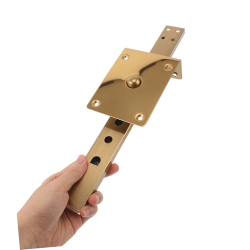 Support réglable pour appui tête fauteuil de coiffure doré finition luxe