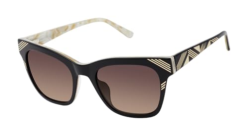 L.A.M.B. Gwen Stefani LA597 Square Sunglasses for Women, 53 mm, UV400 Protection