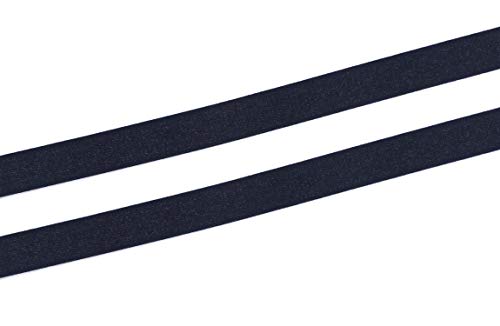 YYCRAFT 3/8 Inch 10mm Bra Strap Elastic Band Trim Elastic Ribbon Craft Sewing(20 Yards,Black)