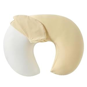 Baby Nursing Pillow and Ergonomic Nursing Essentials Pillow for Bottle and Breast Feeding, Infant Breastfeeding Pillows with Ultra Soft Removable Cotton Cover for More Support