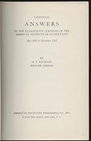 Examination Questions (Unofficial Answers to Examination Questions May 1939 to November 1941) B002AY8PVA Book Cover