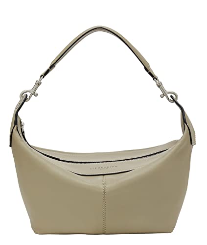 LIEBESKIND Berlin Damen Hobo S, Leder, French Grey, Small (HxBxT 16cm x 24.5cm x 14cm)