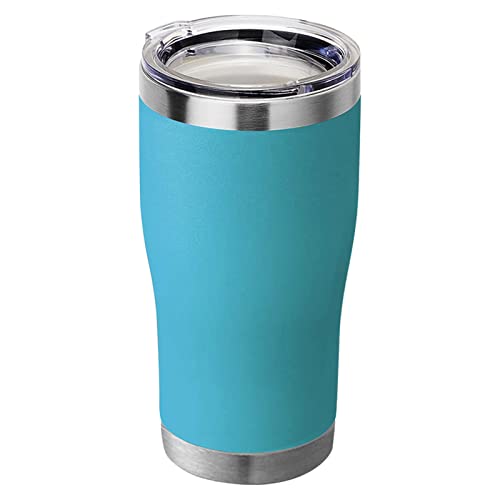 Image of HASLE OUTFITTERS 20 oz Tumbler Bulk, Stainless Steel Tumblers with Lid, Vacuum Insulated Tumbler, Double Wall Powder Coated Cup, coffee mugs, Sky Blue, 1 Pack