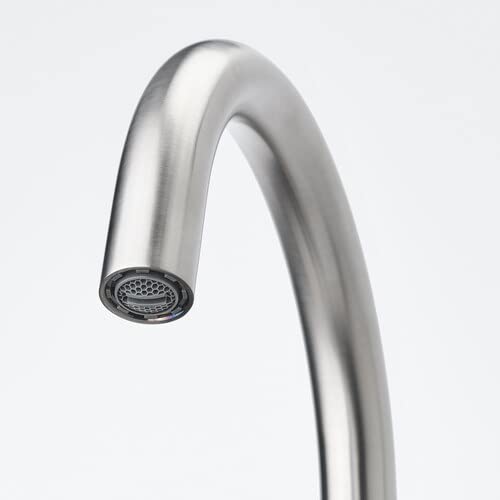 Grifo mezclador GLYPEN efecto acero inoxidable