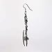 Gothic Vine Wrapped Executioner's Axe Medieval Renaissance Dangle Earrings