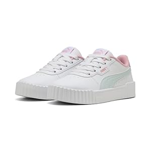 PUMA Carina 3, 0 PS Sneaker, Weißes Seeglas, 1.5 UK, für Kinder
