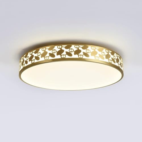 Lustre moderne rond à LED économie d'énergie avec éclairage intérieur dimmable