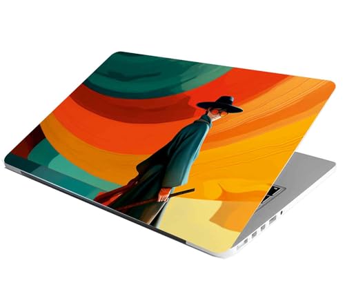 Image of Full Laptop Skin Stickers HD Quality Sticker for Laptops Upto 15.6 inch (Dustproof|Waterproof|Scratchproof|Reusable) - BE Japanese FL