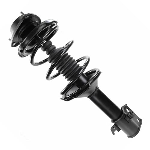 Image of Detroit Axle - 8pc Front and Rear Suspension Kit for 2000-2004 Subaru Outback, 4 Struts with Coil Spring Assembly 4 Sway Bar End Links 2001 2002 2003 Replacement