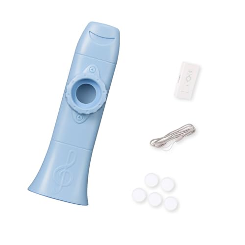mioosho Professional Kazoo Musical Instrument Lanyard with 5 Replacement Membranes for Kids Adults Music Lovers Beginners