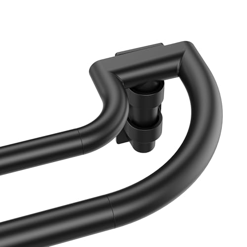 ENJOYBASICS Double Curtain Rod，Blackout Wrap-Around Curtain Rods for Windows 72 to...