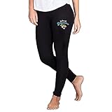 Concepts Sport Women's Black Jacksonville Jaguars Lightweight Fraction Lounge Leggings