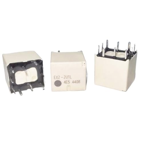 Relais EX2-2U1L 10PIN commutation stable et haute conductivité 5PCS