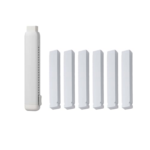 GZBABY Gommes rétractables Push Pull avec 6 recharges en caoutchouc, copeaux de gomme effacés en lignes (gris)