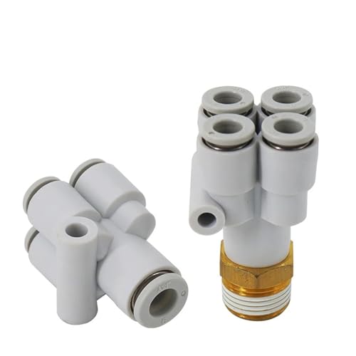 Raccord pneumatique en Y cinq voies KQ2UD04-06 filetage trachéal