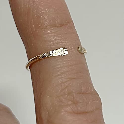 Toe Ring For Women/Knuckle/Midi/Top Finger/Stacking - Solid Gold 9K 14K 18K (9K Yellow Solid Gold) #TOP2