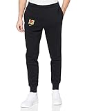 Standard Passform Nike Herren AS Roma Grafik Fleece Hose, Black/University Gold, S